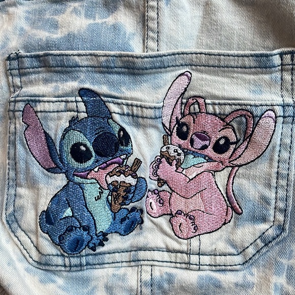 Stitch and Angel Disney denim overalls - Picture 4 of 4